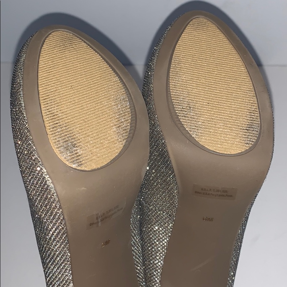 Guess Gold Sparkle Heels- Worn Once - Picture 6 of 10